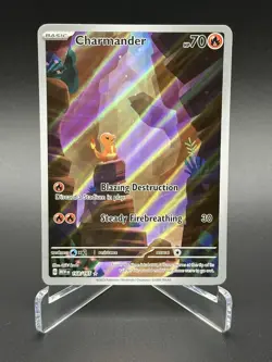 Pokemon TCG Charmander 168/165 Illustration Rare Holo Scarlet & Violet 151 NM - Image 1