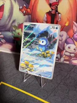 Pokemon TCG Piplup 098/094 – Phantasmal Flames – Illustration Rare M/NM - Image 3