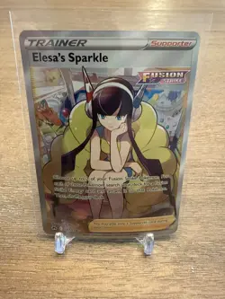 Elesa's Sparkle 147/159 Crown Zenith Holofoil Full Art Ultra Rare Pokemon TCG - Image 1