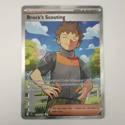 Brock's Scouting 179/159 Ultra Rare - Journey Together - Pokemon TCG - Image 1