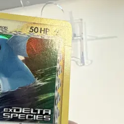2005 Pokemon EX Delta Species Dratini Reverse Holo Stamp #66/113 - Small Crease - Image 4