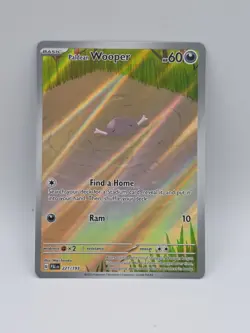 Pokemon Paldean Wooper 221/193 Paldea Evolved Illustration Rare Holo - NM - Image 1