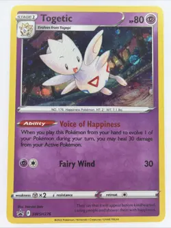 Togetic - SWSH276 Sword & Shield Promo Holo Pokemon - NM/MINT - Image 1