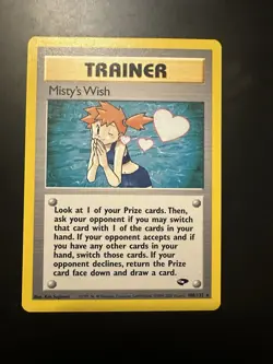 Misty's Wish Gym Challenge #108/132 NM/LP Pokemon TCG - Image 1