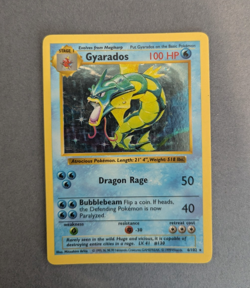 Pokemon 1999 Gyarados 6/102 Base Set (Shadowless) Holo - Image 1