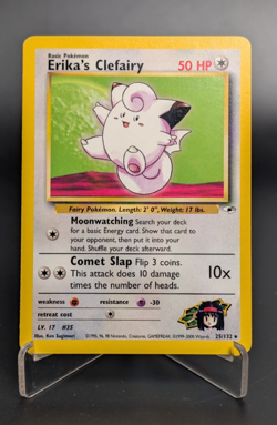 Erika's Clefairy - Gym Heroes Unlimited 25/132 - Pokemon TCG (Vintage WoTC) - NM - Image 1