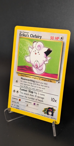 Erika's Clefairy - Gym Heroes Unlimited 25/132 - Pokemon TCG (Vintage WoTC) - NM - Image 3