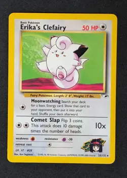 Erika's Clefairy - Gym Heroes Unlimited 25/132 - Pokemon TCG (Vintage WoTC) - NM - Image 4