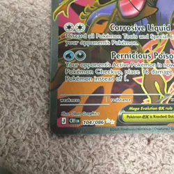The Pokemon Company Mega Dragalge EX Holo Full Art 104/086 330 HP Stage 1 EN - Image 2