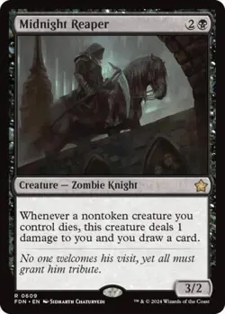 Midnight Reaper - Near Mint MTG Foundations - Image 1