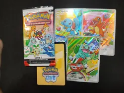 Pokemon First Partner SPANISH Illustration Collection Series 1 Kanto Gen 1 - Image 1