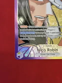 Nico Robin Leader Alt Art OP09-062 English One Piece Emperors in the New World - Image 5