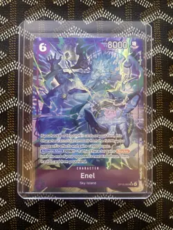 NM-Mint, English One Piece Enel (Alternate Art) - OP15-060 - SR - Foil Adventure - Image 1