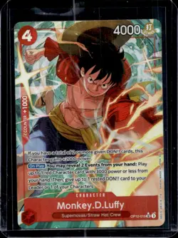 2025 One Piece Legacy of the Master Monkey.D.Luffy Alternate Art #OP12-015 - Image 1