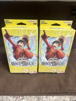 One Piece Egghead Lot Of 2 English Starter Deck Box ST-29 New Sealed Ships Fast - Image 1