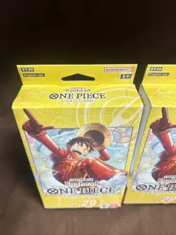 One Piece Egghead Lot Of 2 English Starter Deck Box ST-29 New Sealed Ships Fast - Image 2