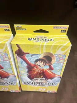 One Piece Egghead Lot Of 2 English Starter Deck Box ST-29 New Sealed Ships Fast - Image 3