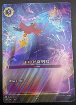 Finders Keepers *Enchanted* NM #210/204 Shimmering Skies 5 Lorcana TCG - Image 3