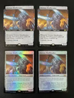 MTG- Terisian Mindbreaker x4 - The Brother's War (2 are FOIL) - Image 1