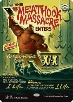 MTG English The Meathook Massacre (Showcase) NM Normal Innistrad Remastered - Image 1