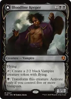 MTG English Bloodline Keeper (Showcase) NM Normal Innistrad Remastered - Image 1