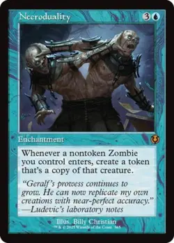 MTG English Necroduality (Retro Frame) NM Normal Innistrad Remastered - Image 1