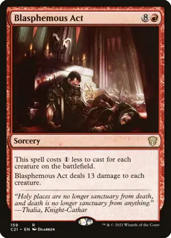 MTG Blasphemous Act ** Commander 2021 ** English - Image 1