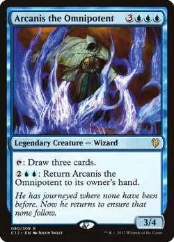 MTG Arcanis the Omnipotent ** Commander 2017 ** English - Image 1