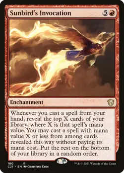 MTG Sunbird's Invocation ** Commander 2021 ** English - Image 1