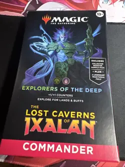 The Lost Caverns of Ixalan Commander Deck - Explorers of the Deep MTG Brand New - Image 1