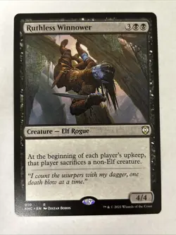 MTG Magic the Gathering Ruthless Winnower (10/135) Kaldheim Commander LP - Image 1