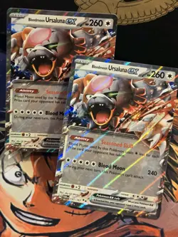 Pokemon - Bloodmoon Ursaluna ex 141/167 Sv06: Twilight Masquerade Holo (X2) NM - Image 1