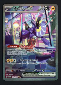 Miraidon ex 244/198 Scarlet & Violet Base Special Illustration Rare Pokemon TCG - Image 1