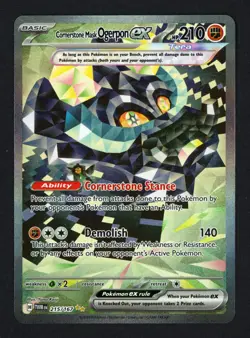 Cornerstone Mask Ogerpon ex 215/167 Twilight Masquerade SIR Pokemon TCG - Image 1