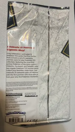 Pokemon First Partner Pack 3 Jumbo Cards 2 Boosters sealed - Image 2