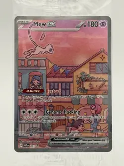 Mew ex SVP 053 Pokemon TCG Scarlet Violet 151 Black Star Promo Full Art SEALED - Image 1