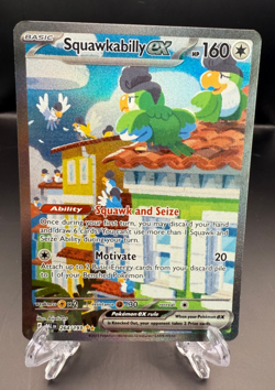 Pokemon TCG: Squawkabilly EX 264/193 - SV: Paldea Evolved Special Illustration - Image 1