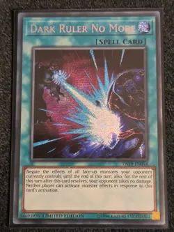 Yugioh! NM Dark Ruler No More - TN19-EN014 - Prismatic Secret Rare - Limited Edi - Image 1