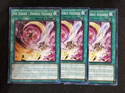 3x YuGiOh! - Six Strike - Double Assault MP25-EN419 Common 1st Edition Near Mint - Image 1