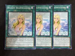 3x YuGiOh! - Release Brainwashing MP25-EN431 Common 1st Edition Near Mint - Image 1