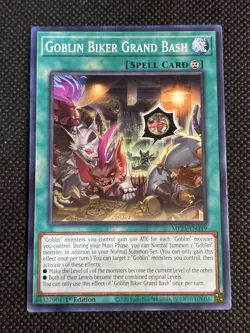 YuGiOh! - Goblin Biker Grand Bash MP25-EN319 Common 1st Edition Near Mint - Image 1
