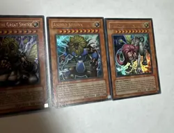 Yugioh The Movie Promo Set Andro Sphinx, Sphinx Teleia, Theinen The Great Sphinx - Image 2