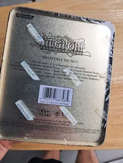 2011 Yugioh Number 10 Illumiknight Tin Factory Sealed 5 Packs - Image 3