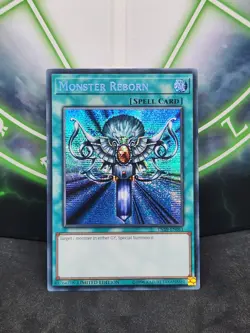 Yugioh Monster Reborn TN19-EN011 Prismatic Secret Rare Limited Edition NM - Image 1