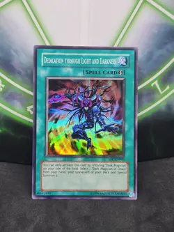 Yugioh Dedication through Light and Darkness IOC-095 Super Rare NM - Image 1
