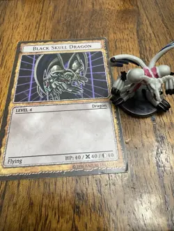 Yugioh Dungeon Dice Monsters DDM Black Skull Dragon jp Figure - Image 1