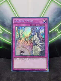 Yugioh Solemn Strike MP16-EN231 Secret Rare 1st Edition NM - Image 1
