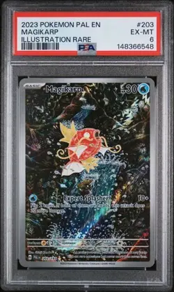 2023 Pokemon Paldea Evolved Magikarp 203/193 PSA 6 - Image 1