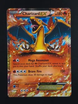 2014 Pokemon CHARIZARD EX #XY17 Black Star Promo Full Art Holo English - Image 1