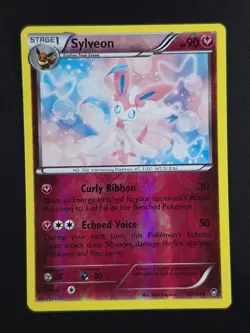 2014 Pokemon SYLVEON #72 XY Furious Fists Reverse Holo Rare English - Image 1